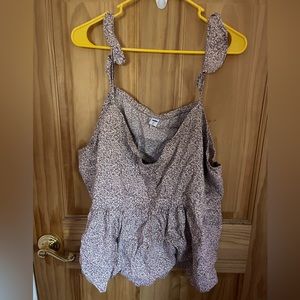 Old navy floral shirt